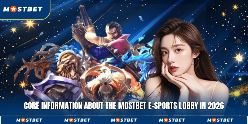 Core information about the Mostbet E-sports lobby in 2026