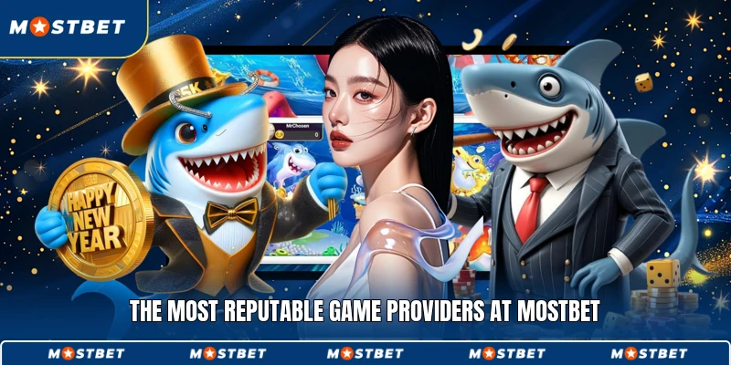 The most reputable game providers at Mostbet